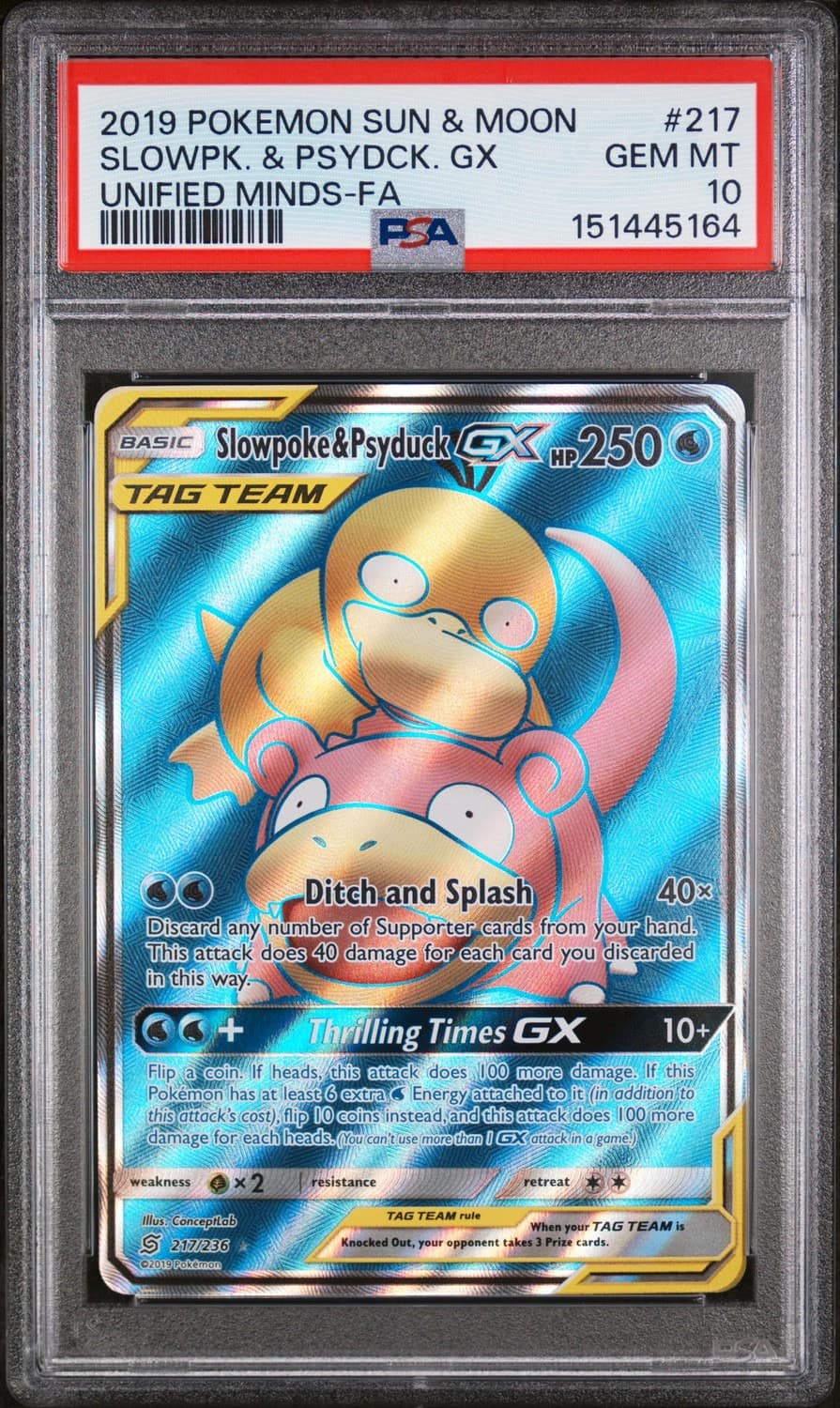 Slowpoke & Psyduck Gx