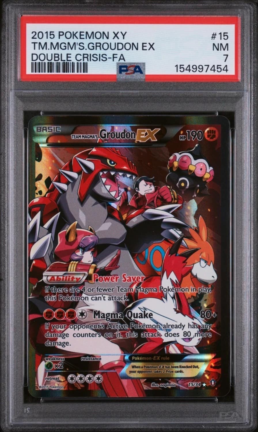 Team Magma'S Groudon Ex