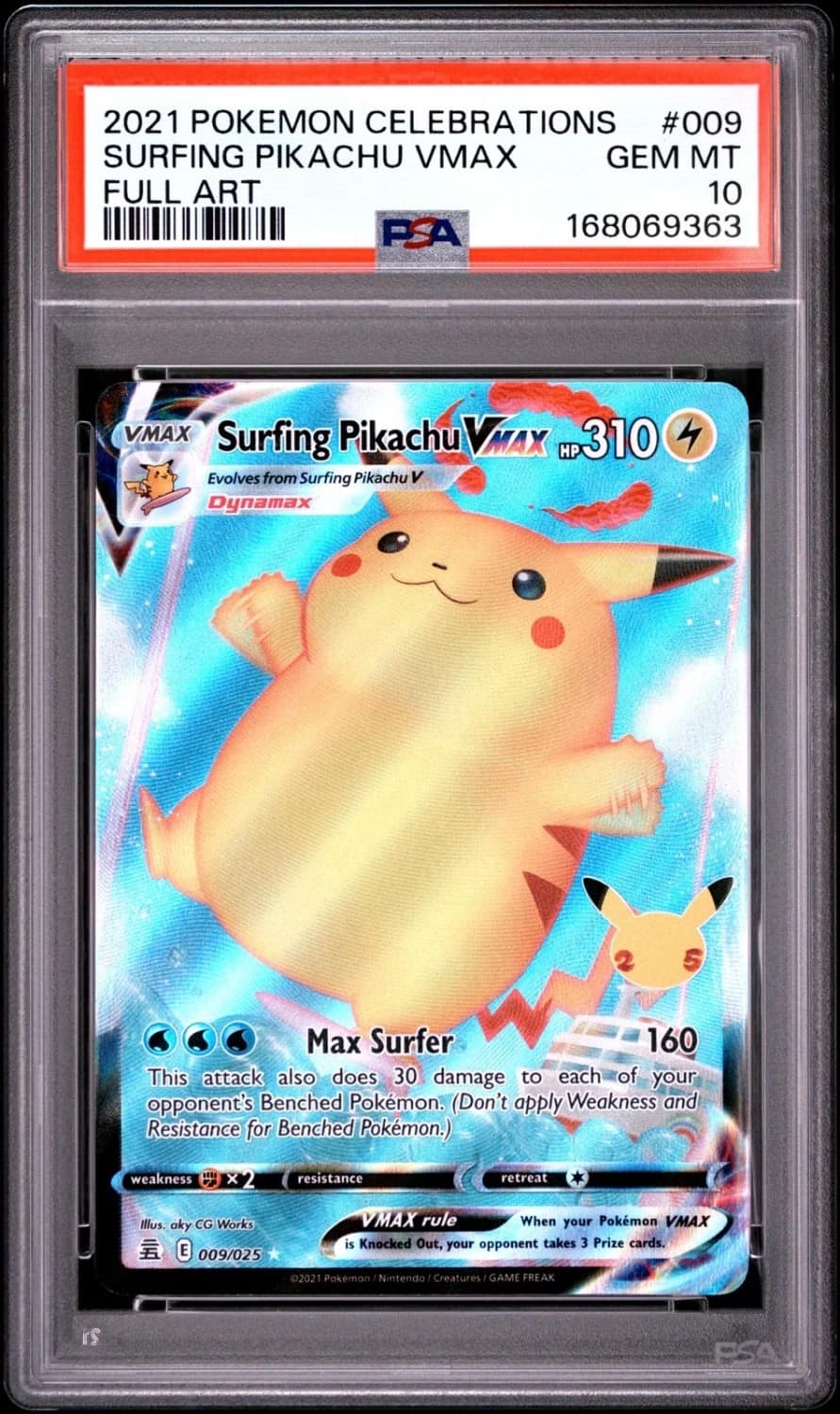 Surfing Pikachu Vmax