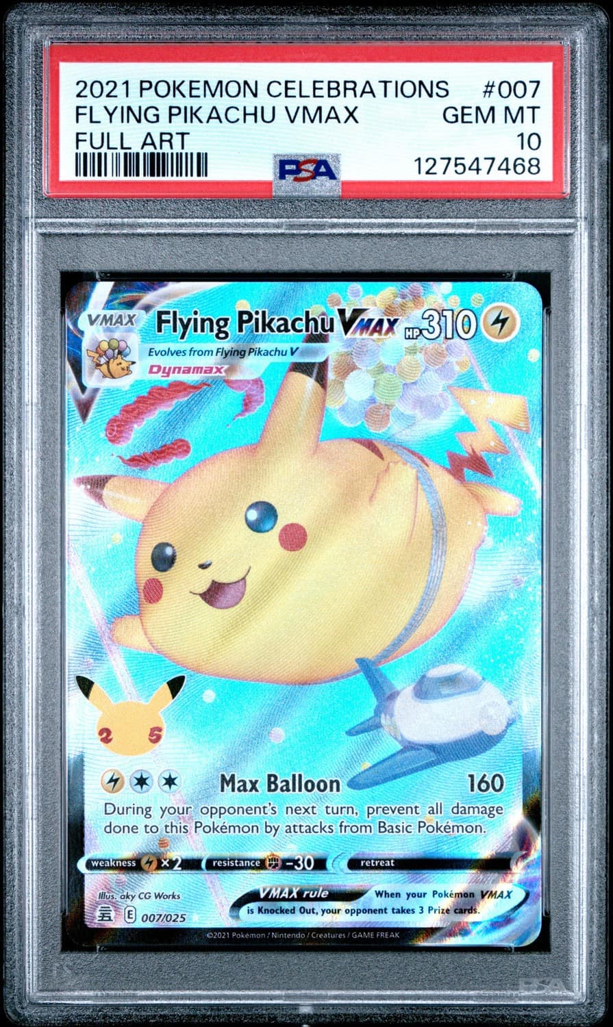 Flying Pikachu Vmax