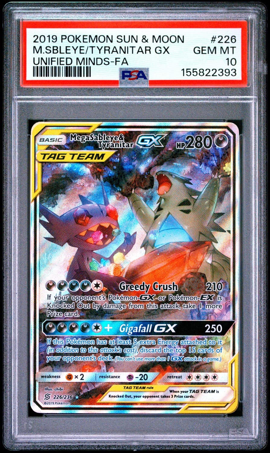 Mega Sableye & Tyranitar Gx