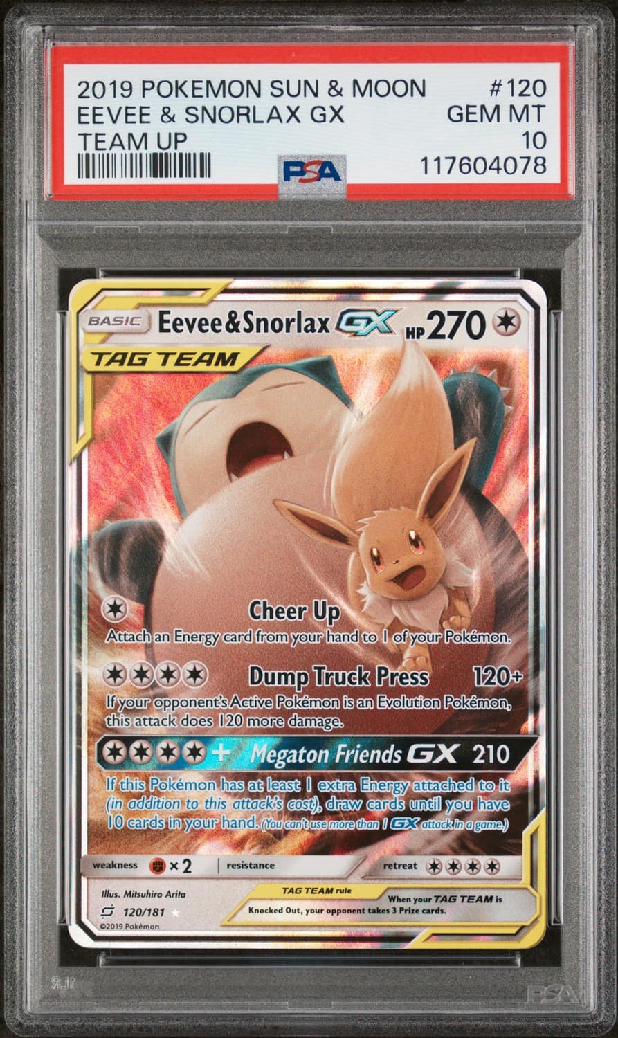Eevee & Snorlax Gx