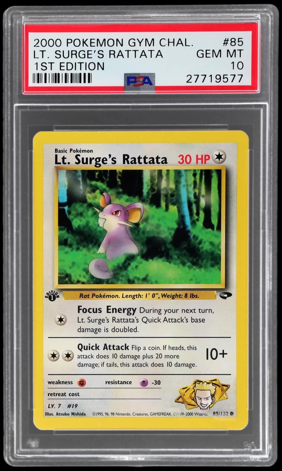 Lt. Surge'S Rattata