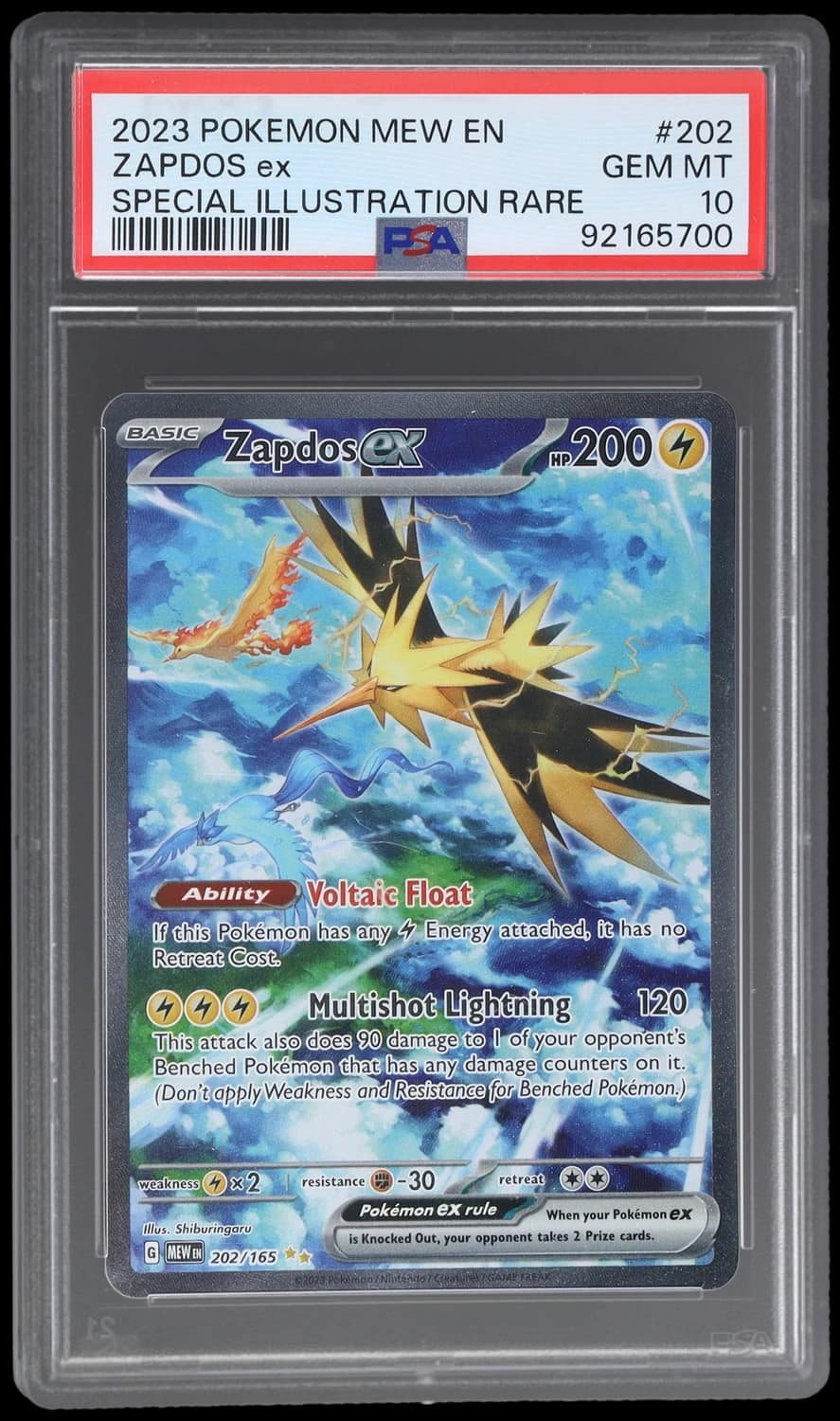 Zapdos Ex