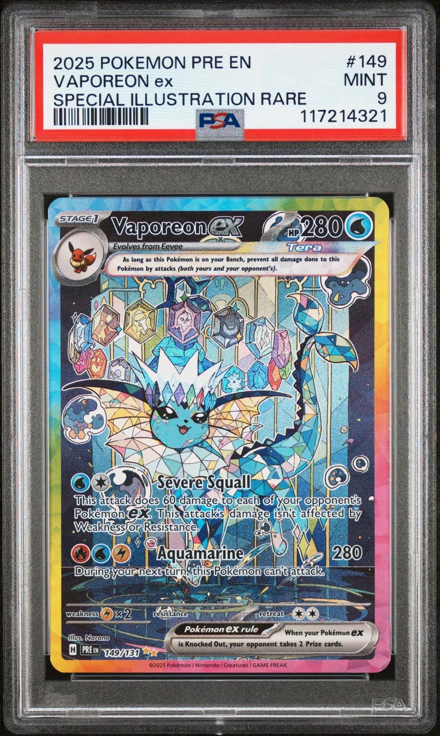 Vaporeon Ex