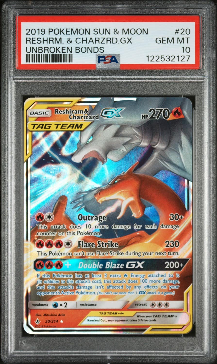 Reshiram & Charizard Gx