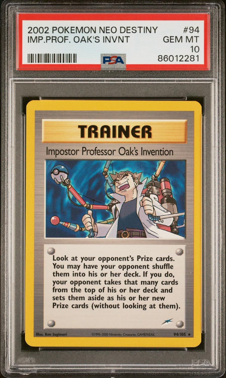 Impostor Professor Oak'S Invention