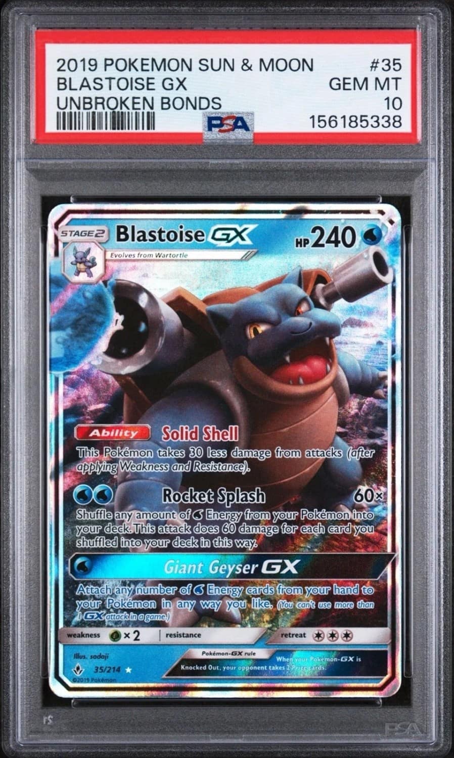 Blastoise Gx
