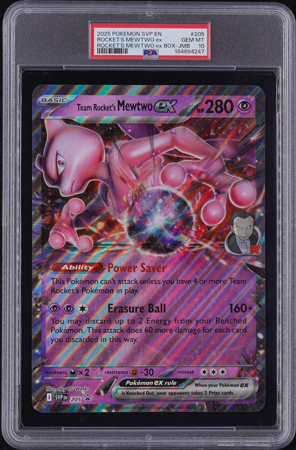 Rocket'S Mewtwo Ex
