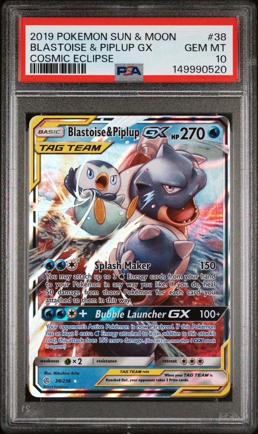 Blastoise & Piplup Gx