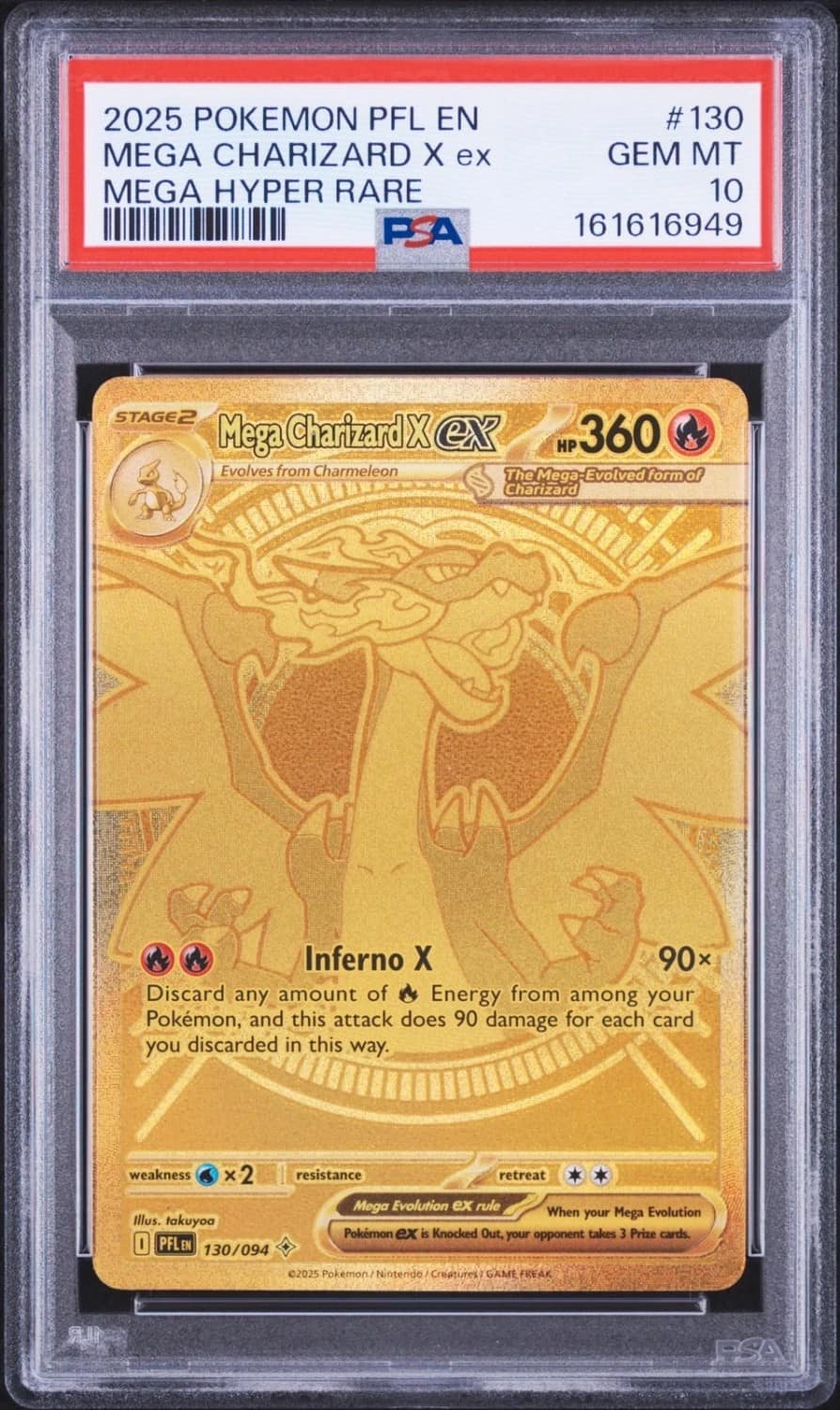 Mega Charizard X Ex