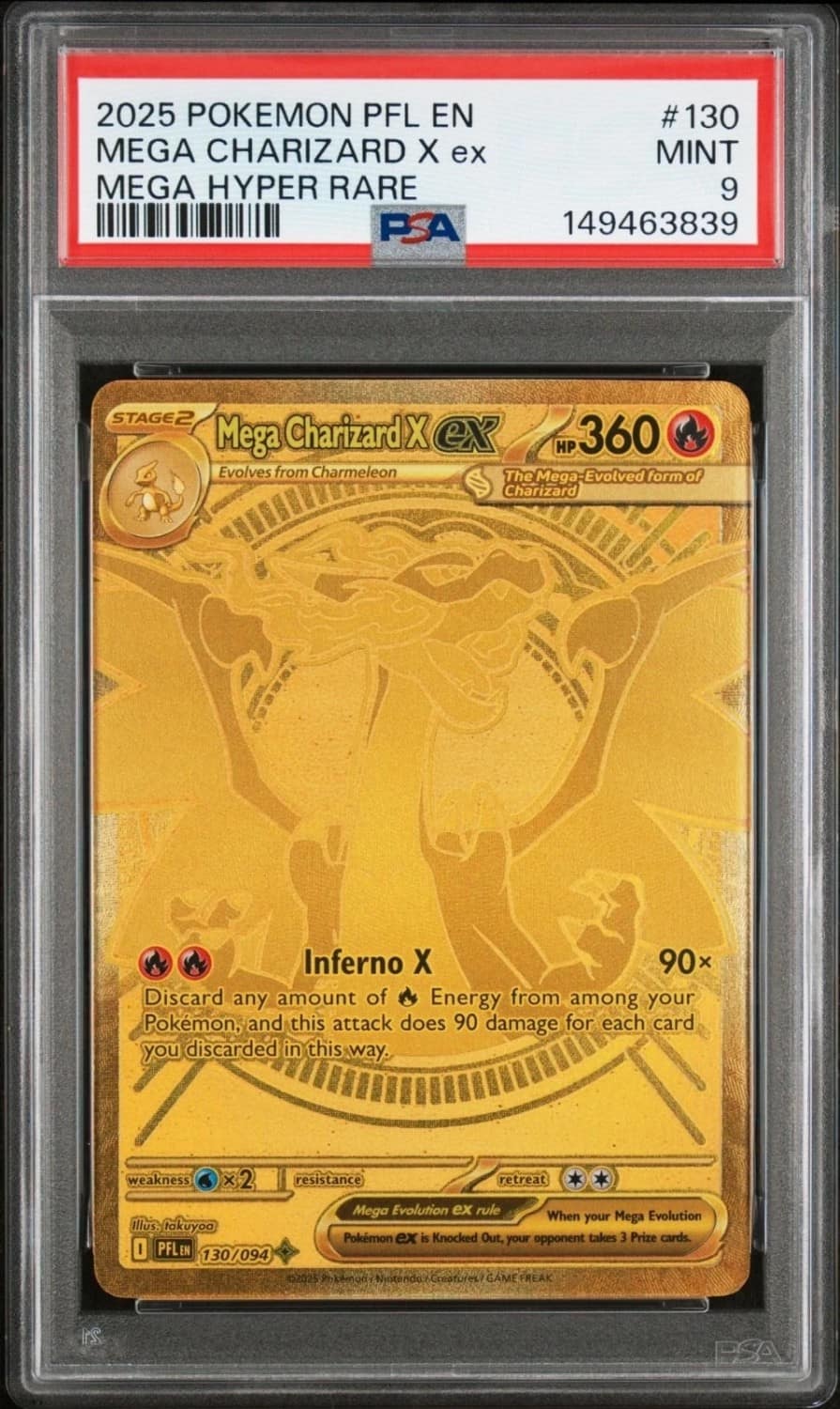 Mega Charizard X Ex
