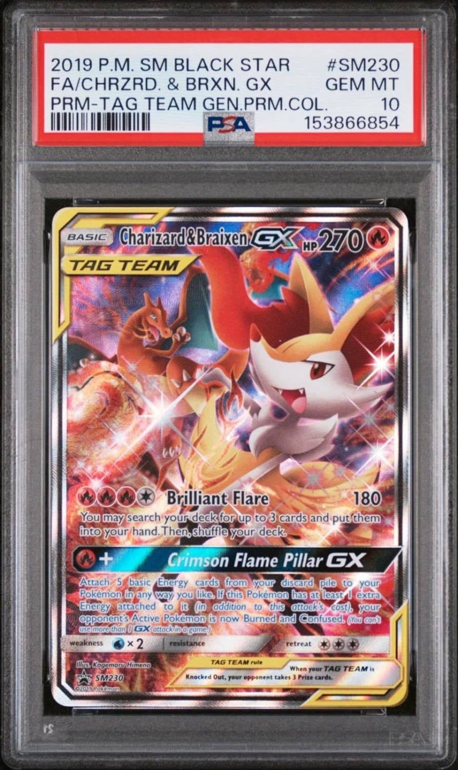 Charizard & Braixen Gx