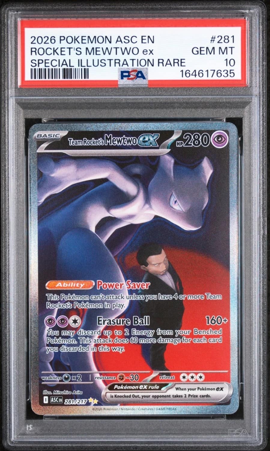 Rocket'S Mewtwo Ex