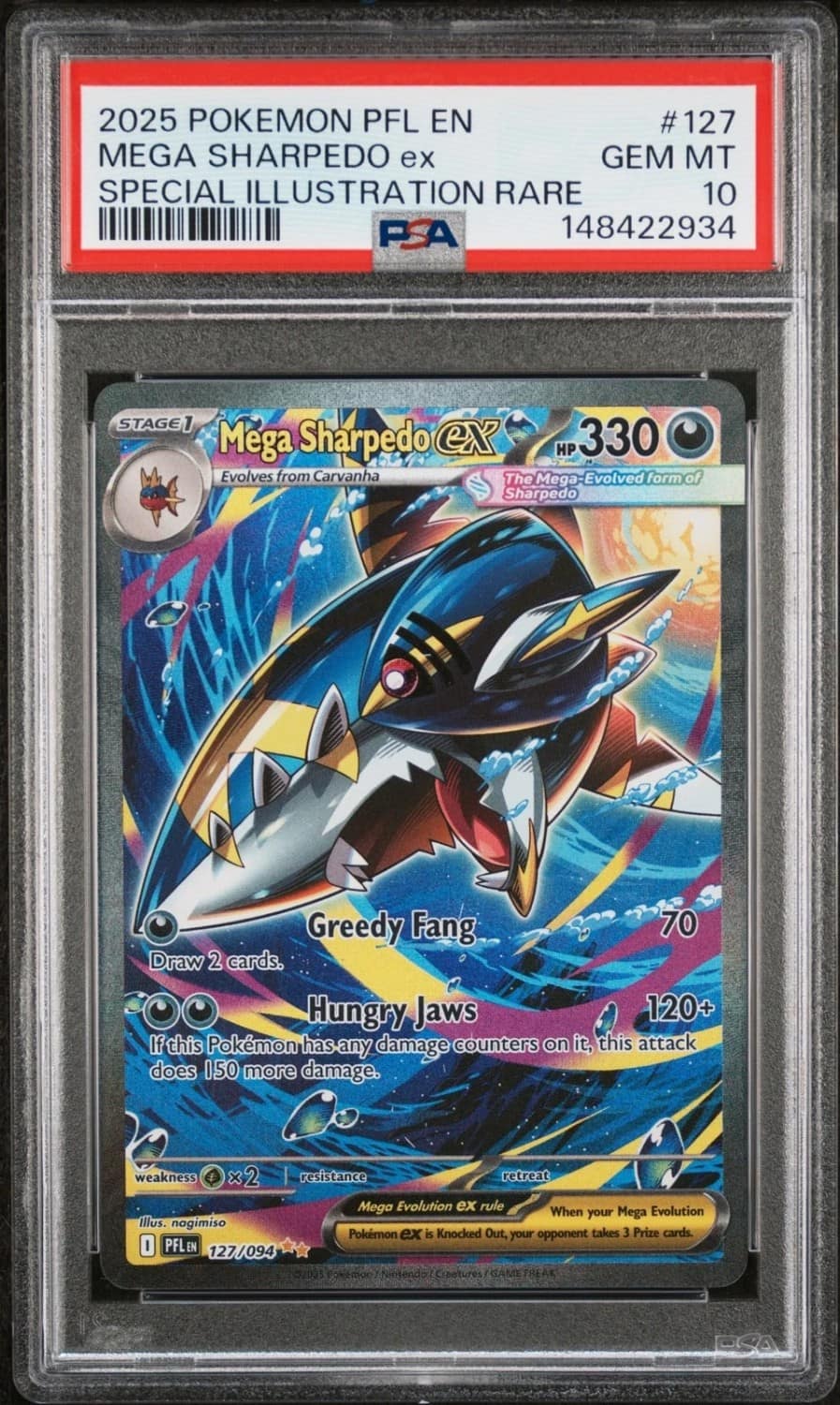 Mega Sharpedo Ex