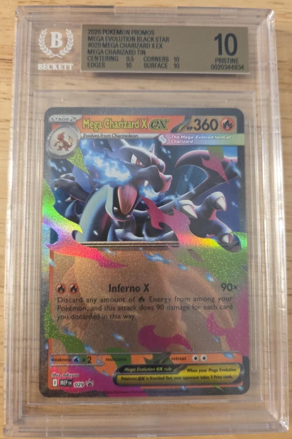 Mega Charizard X Ex