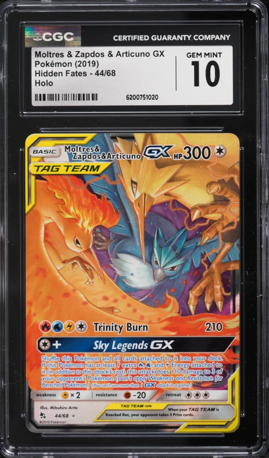 Moltres & Zapdos & Articuno Gx