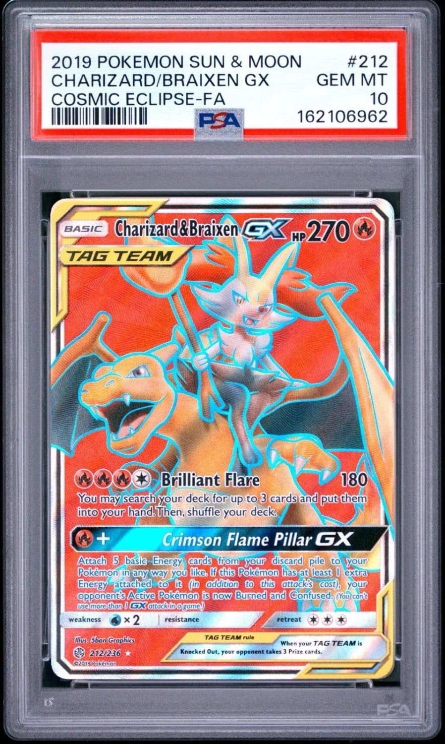 Charizard/braixen Gx