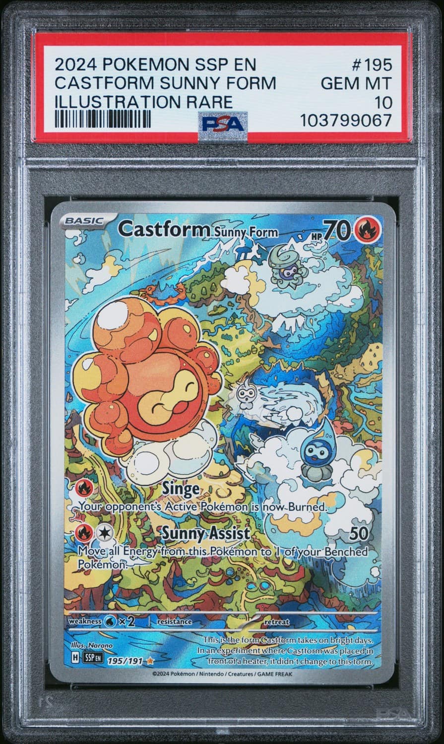 Castform Sunny Form
