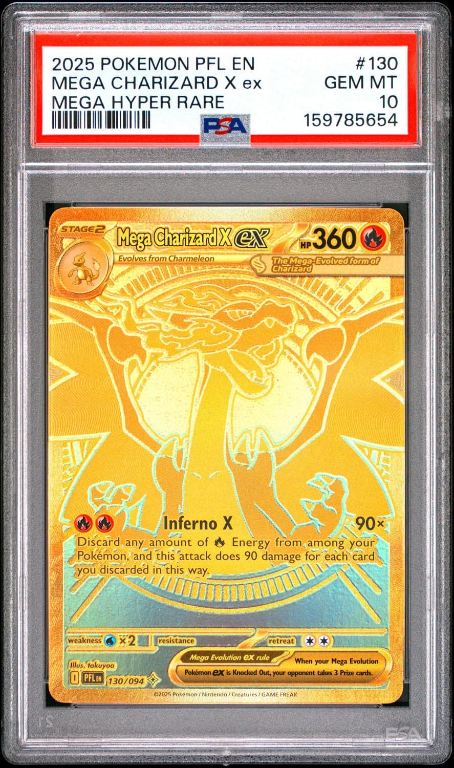 Mega Charizard X Ex