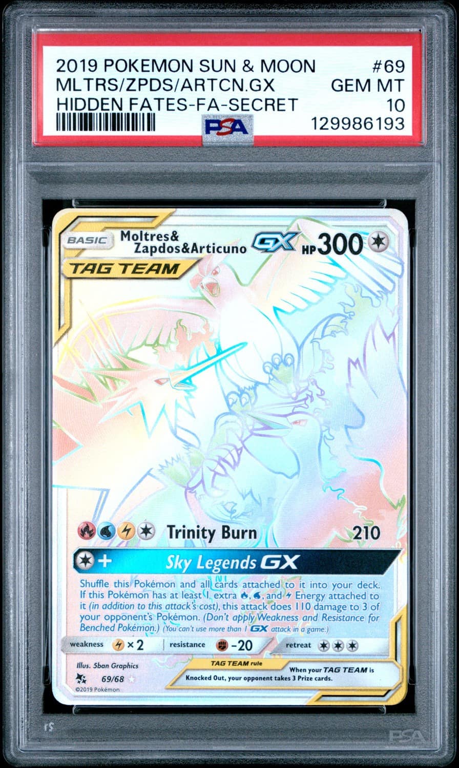 Moltres & Zapdos & Articuno Gx
