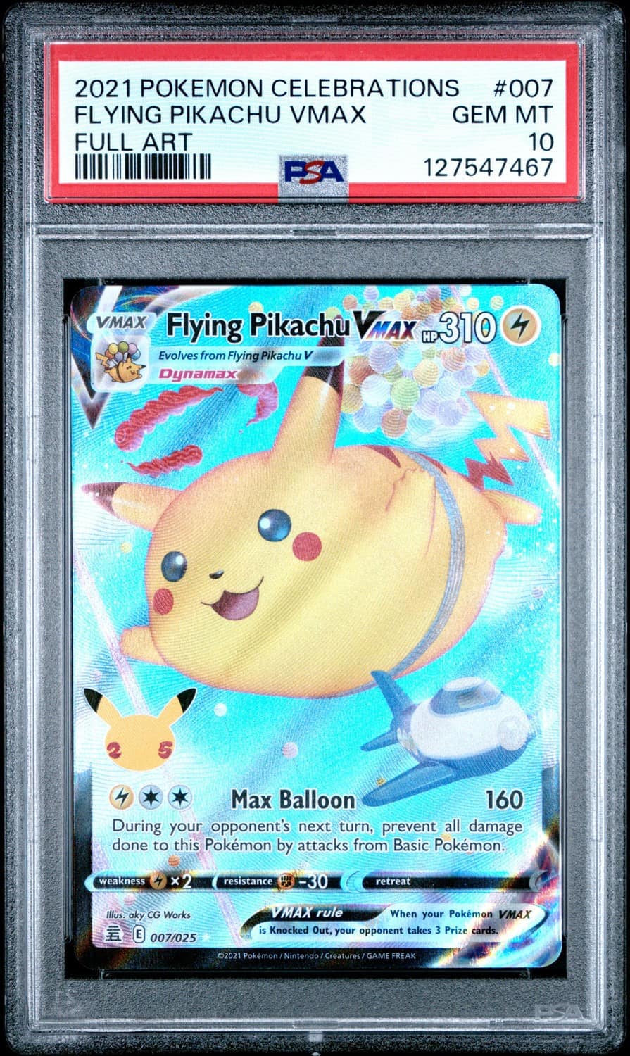 Flying Pikachu Vmax