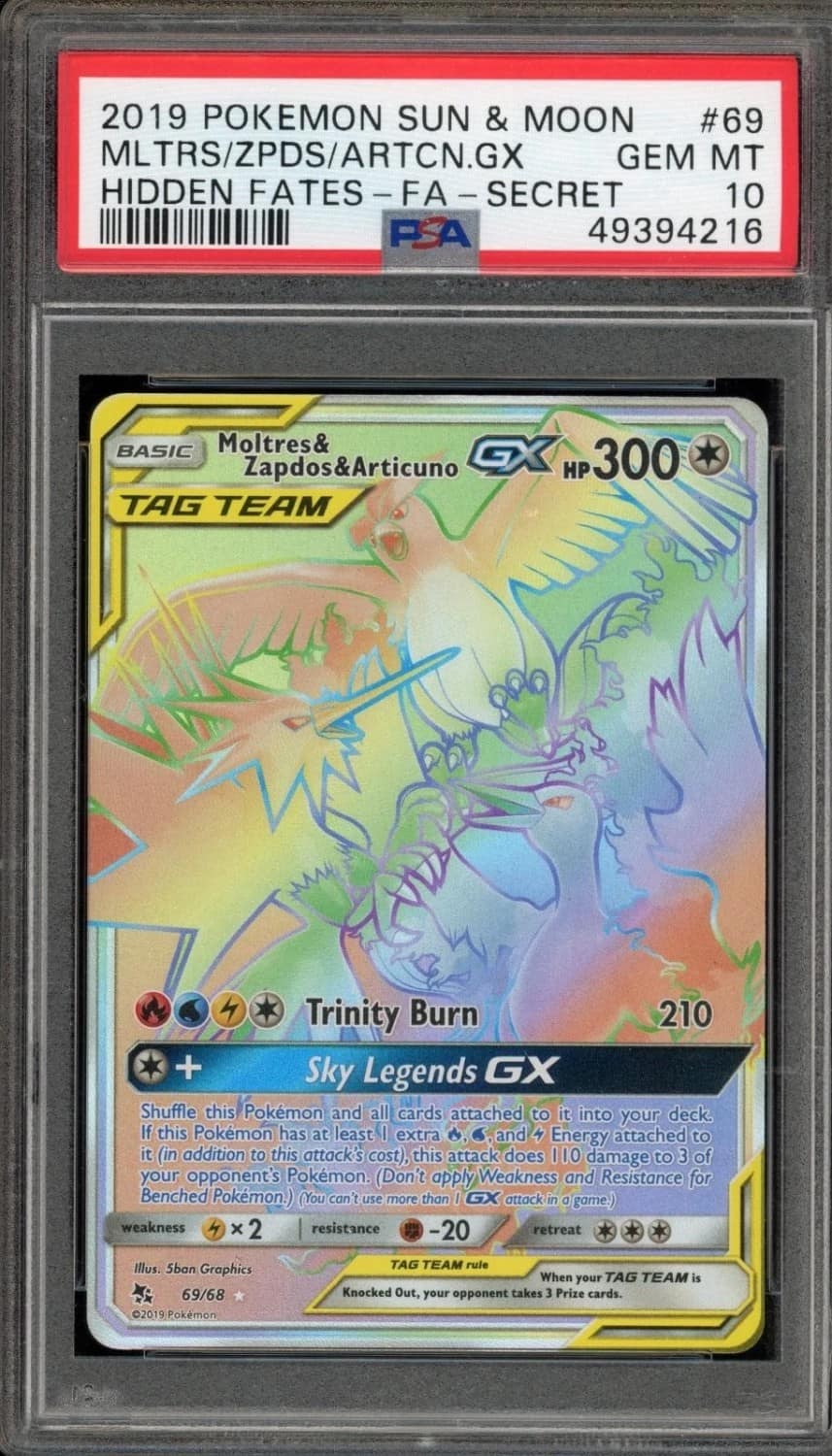 Moltres & Zapdos & Articuno Gx