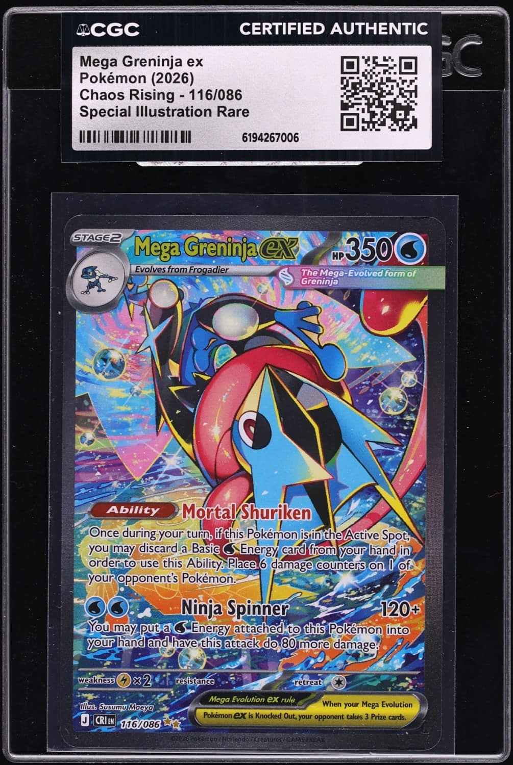 Mega Greninja Ex