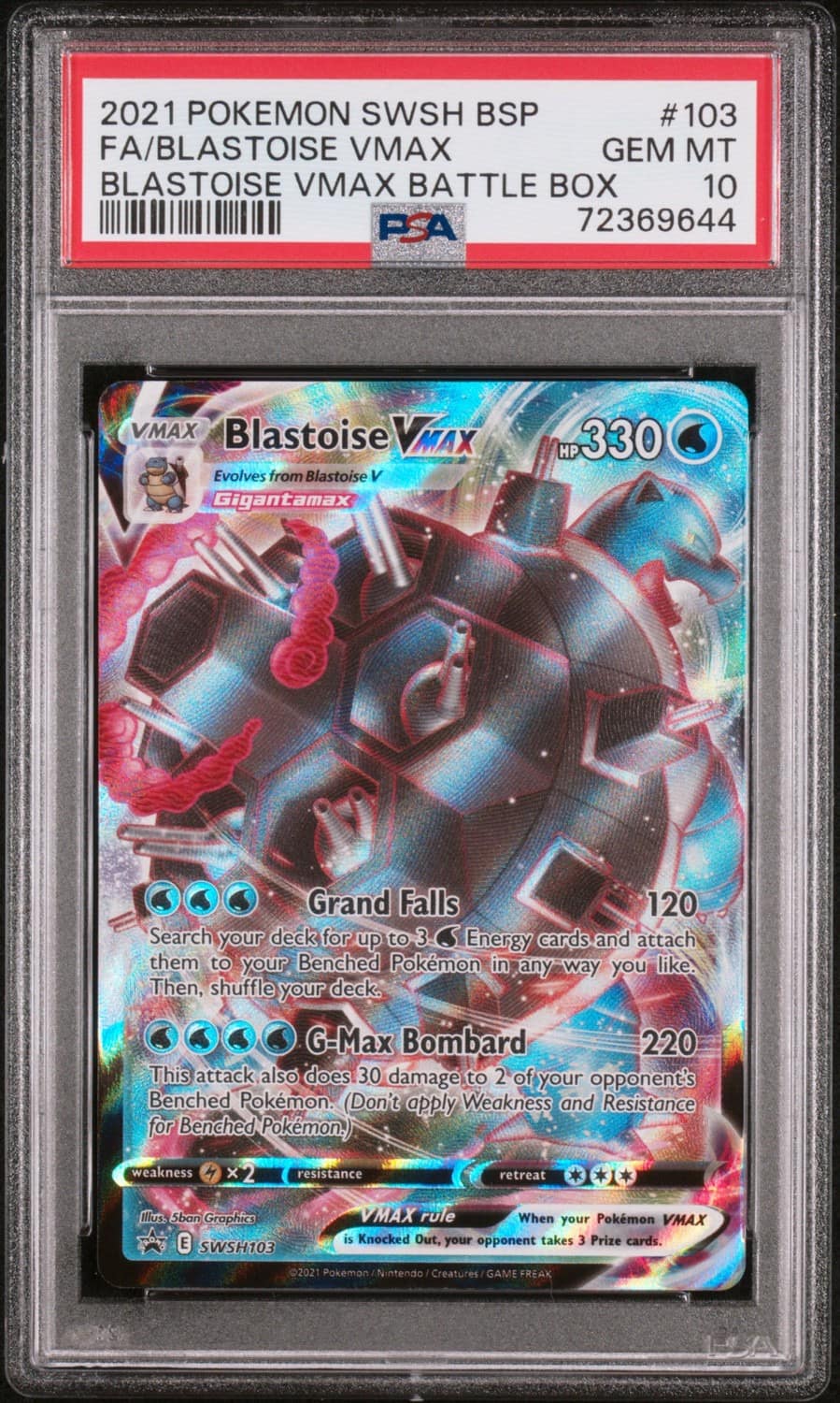 Blastoise Vmax