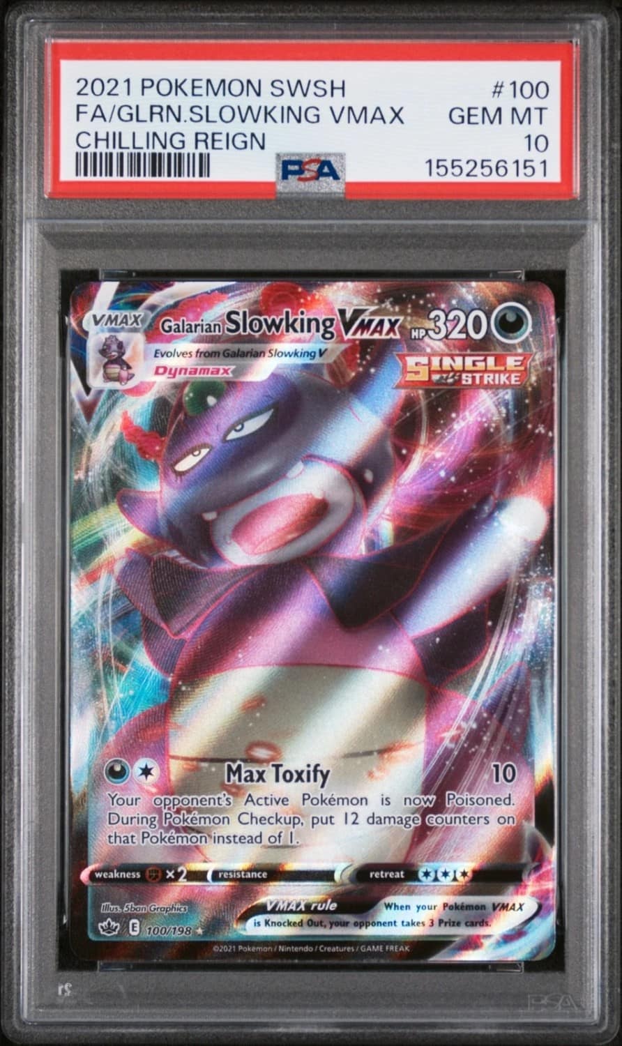 Galarian Slowking Vmax