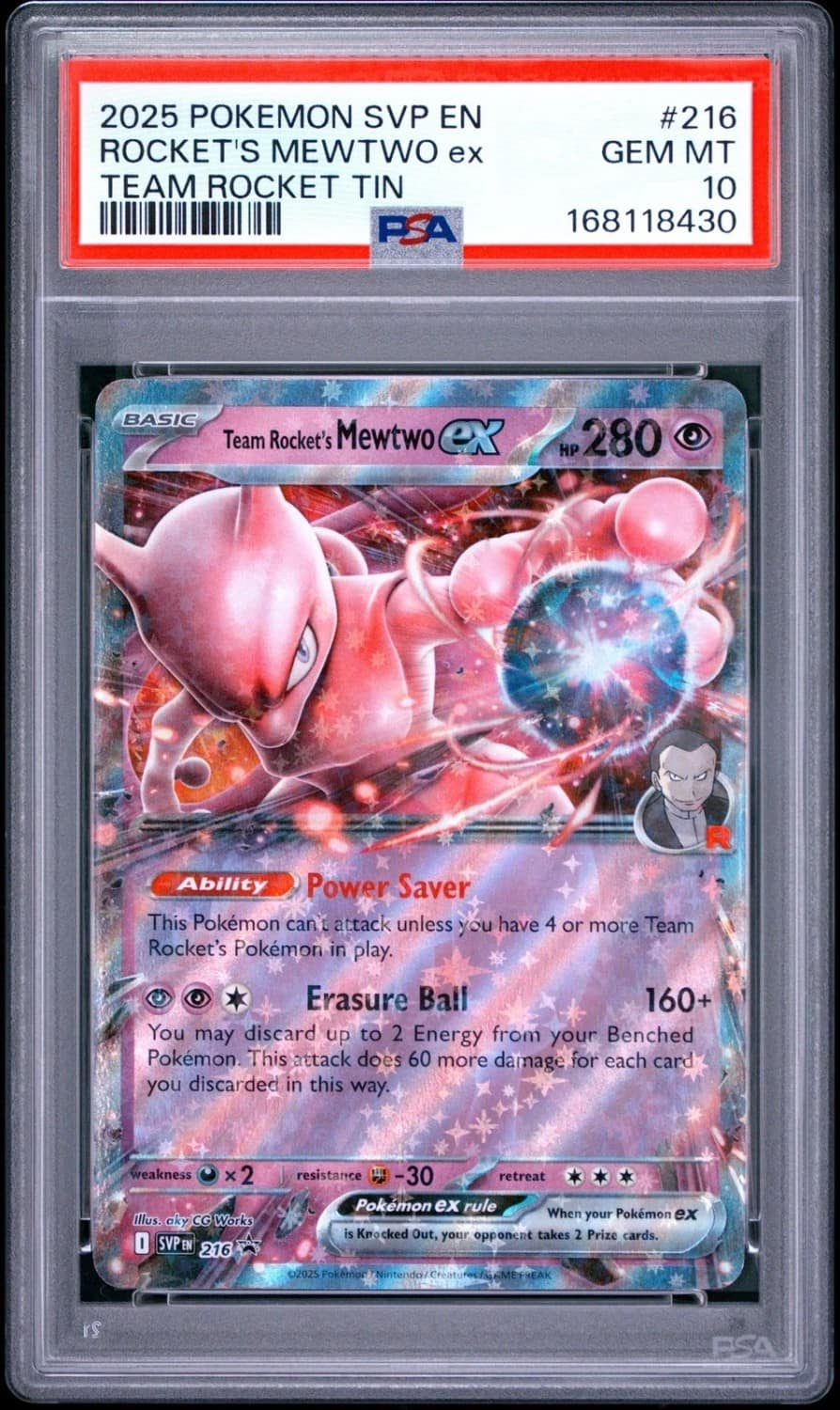 Rocket'S Mewtwo Ex