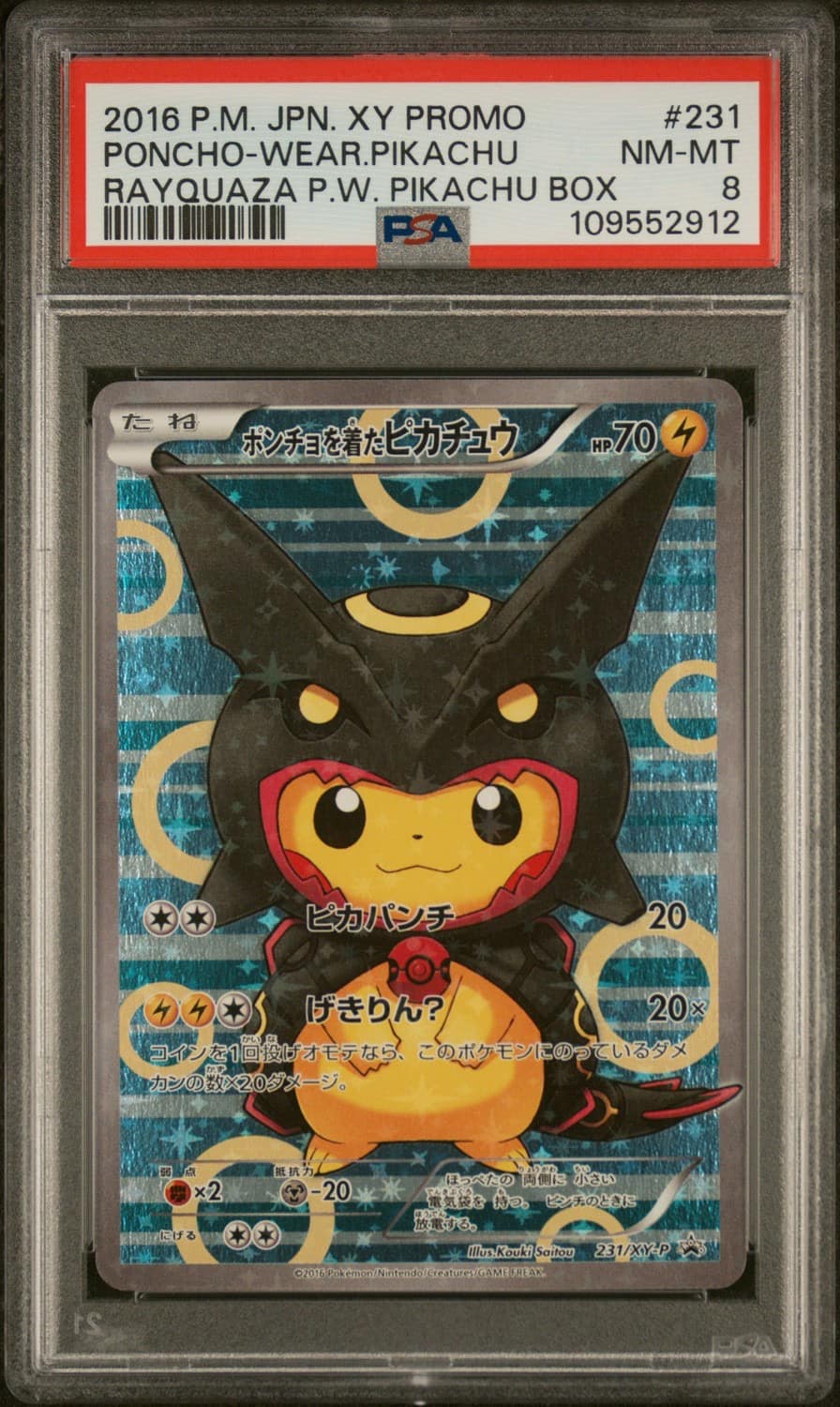 Poncho-Wearing Pikachu