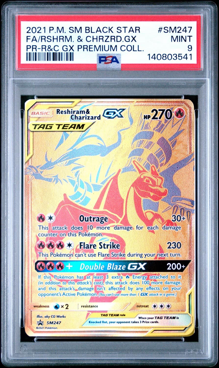 Reshiram & Charizard Gx