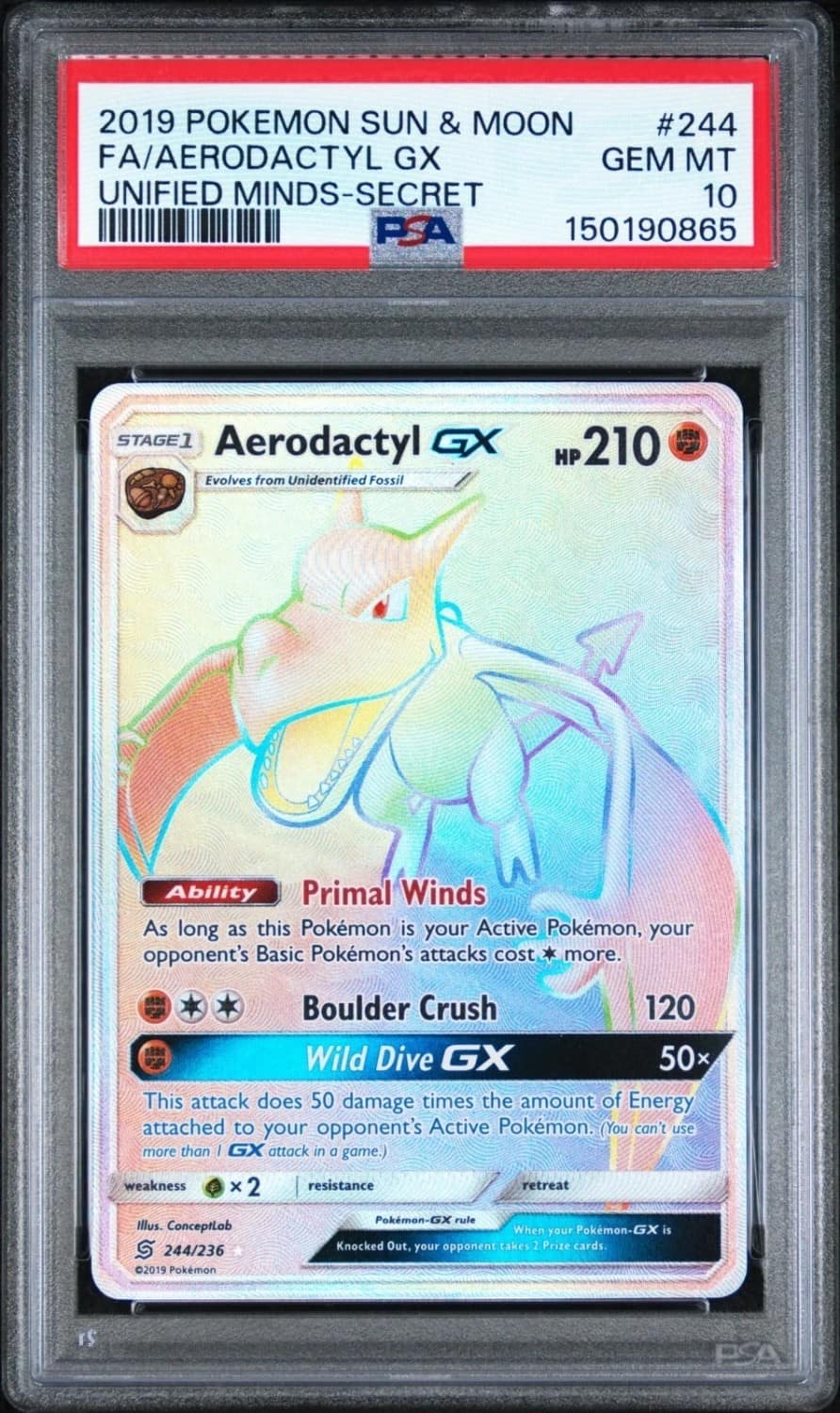 Aerodactyl Gx