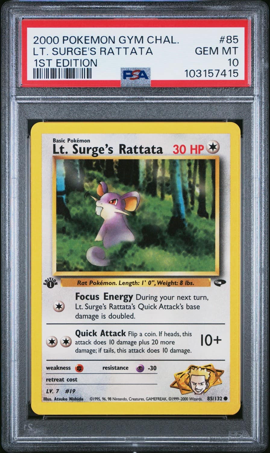 Lt. Surge'S Rattata