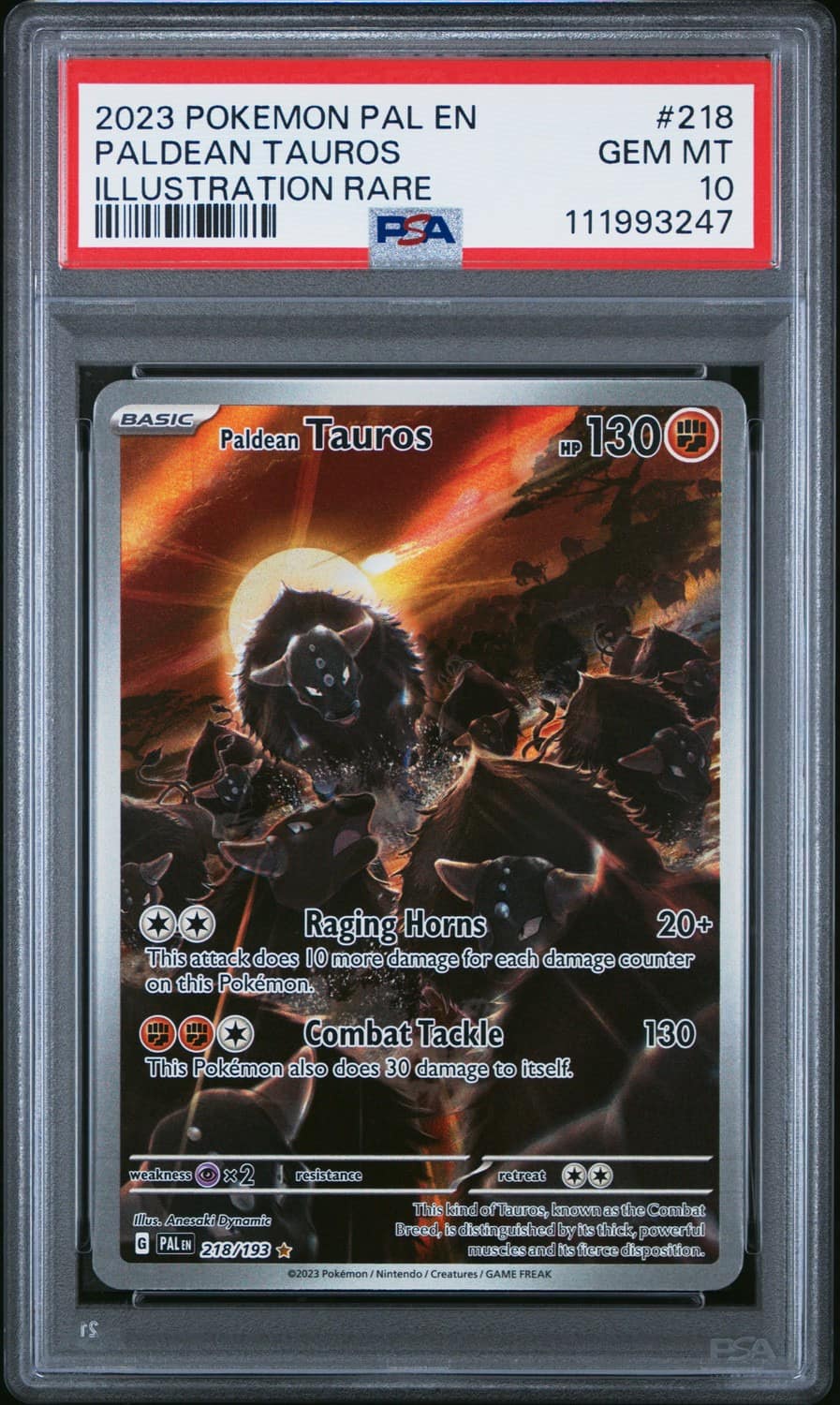 Paldean Tauros