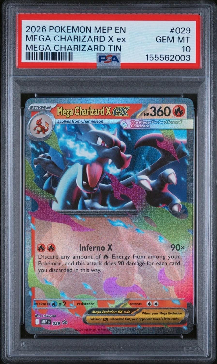 Mega Charizard X Ex