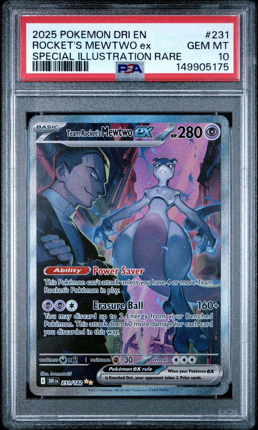 Rocket'S Mewtwo Ex
