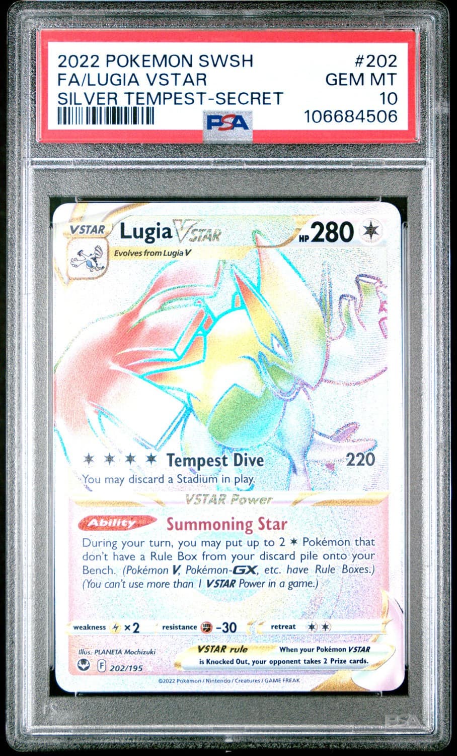 Lugia Vstar