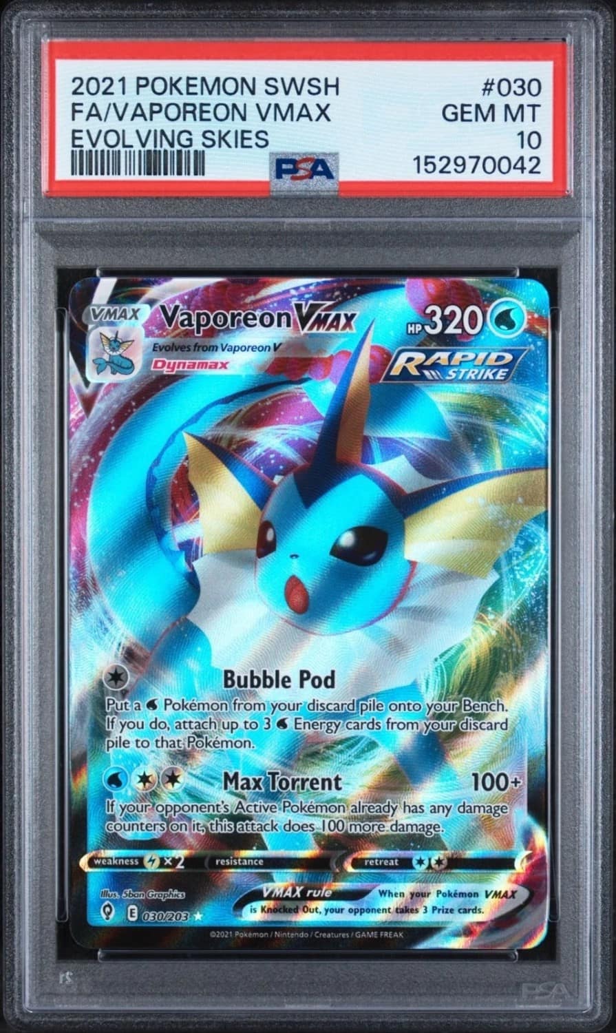 Vaporeon Vmax