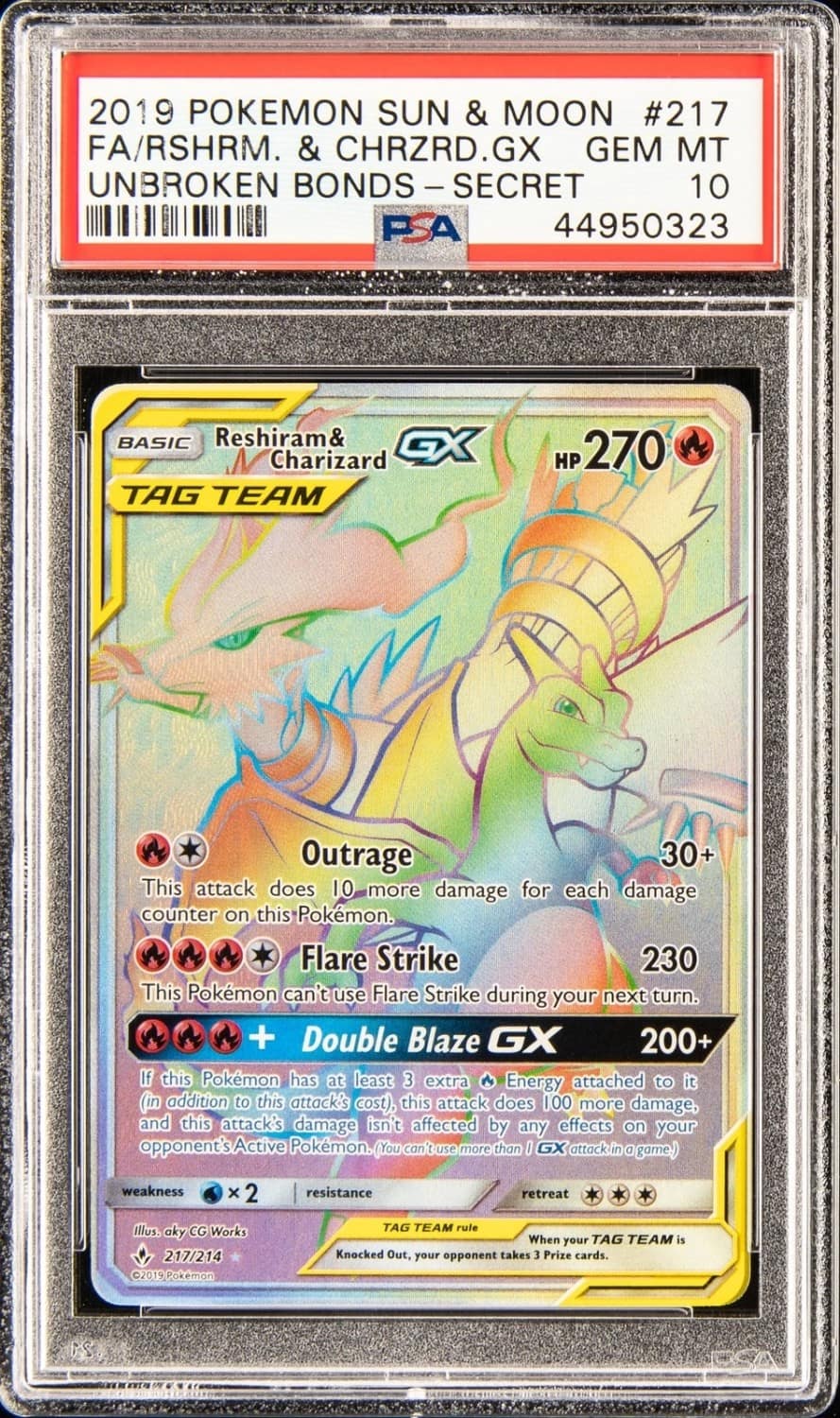 Reshiram & Charizard Gx