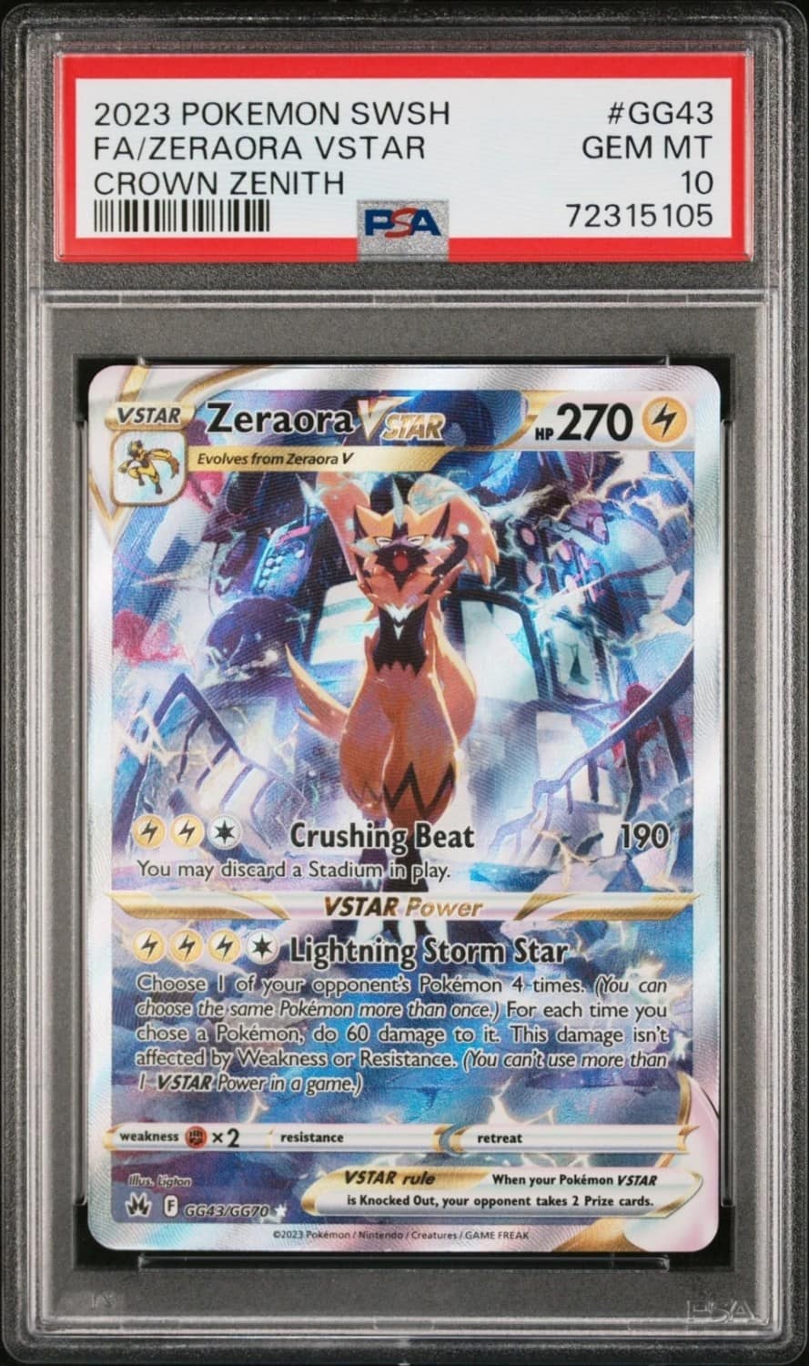 Zeraora Vstar