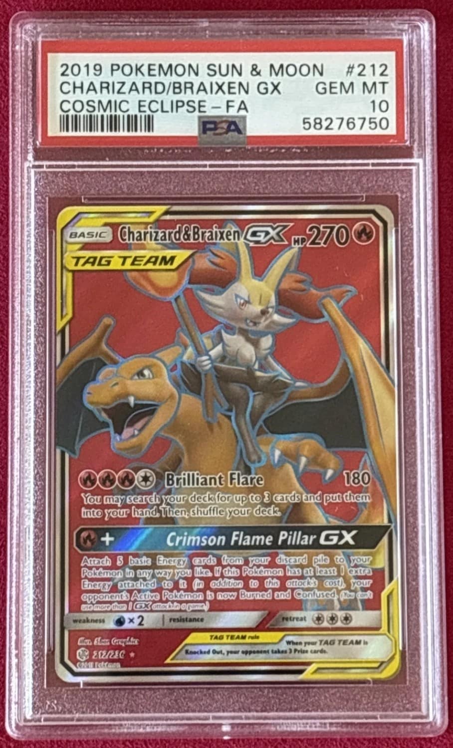 Charizard/braixen Gx