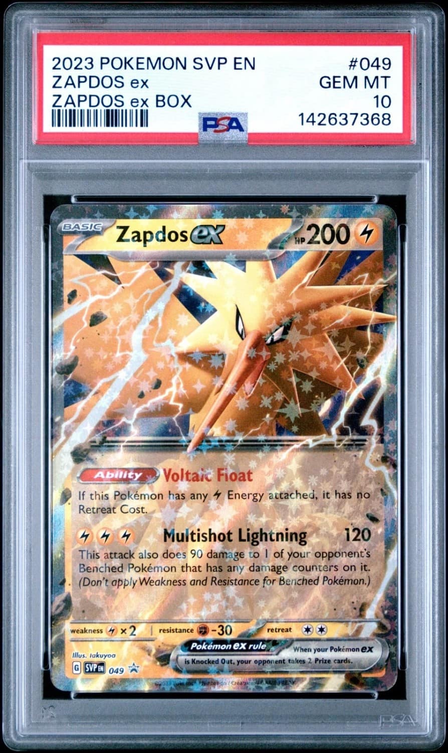 Zapdos Ex