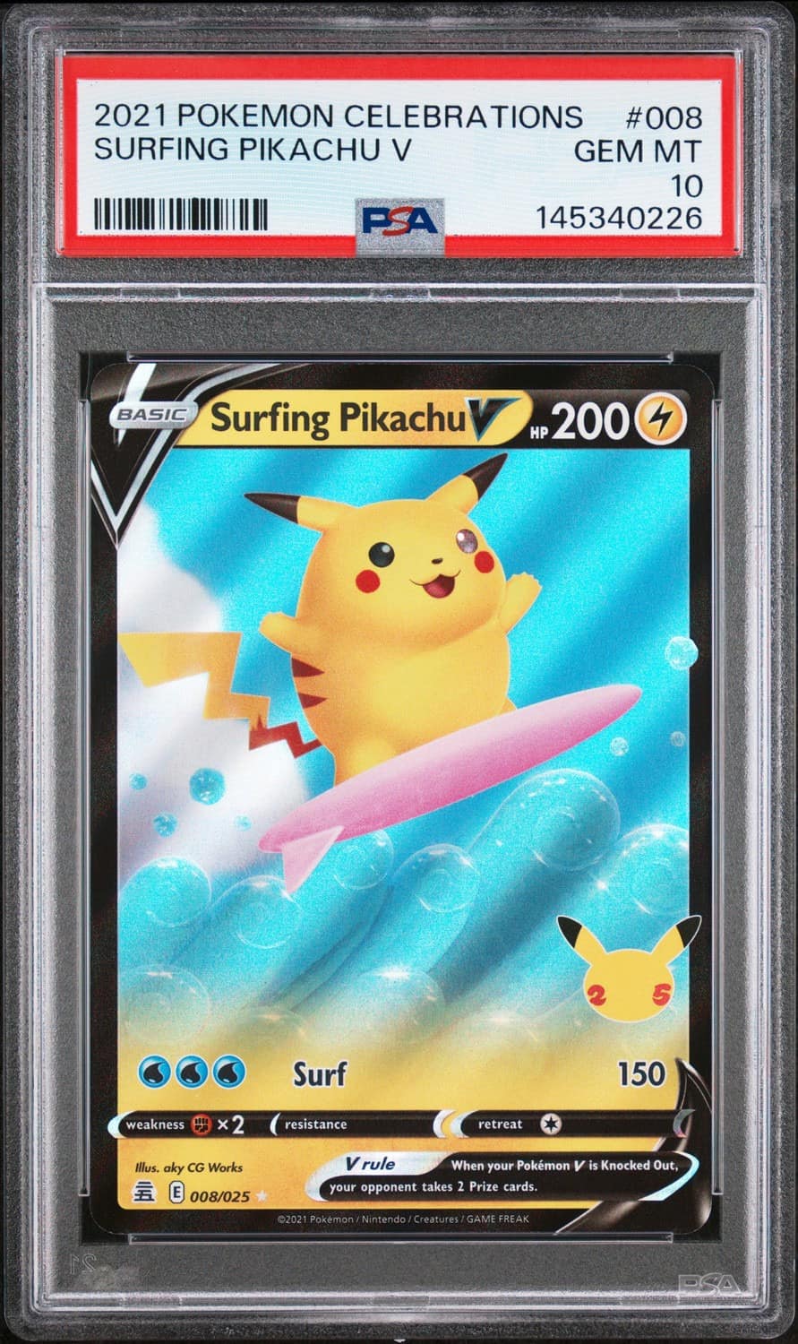 Surfing Pikachu V