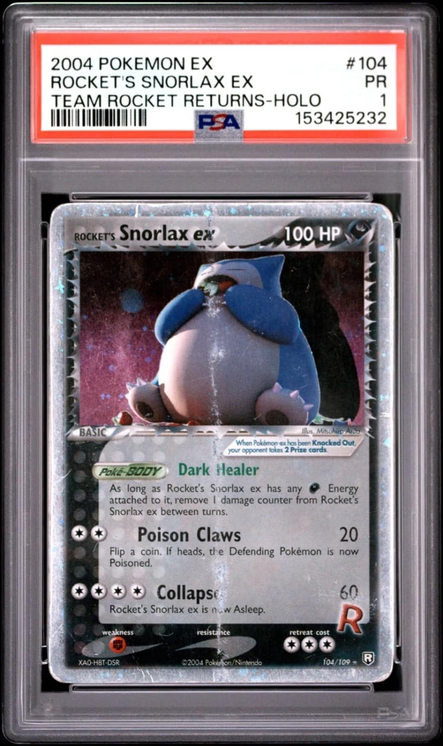 Rocket'S Snorlax Ex