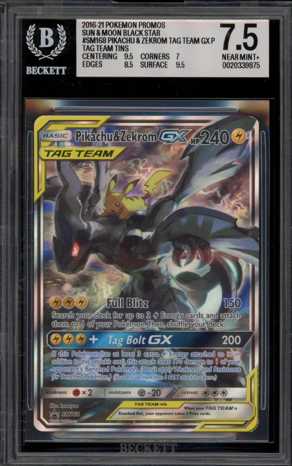 Pikachu & Zekrom Gx