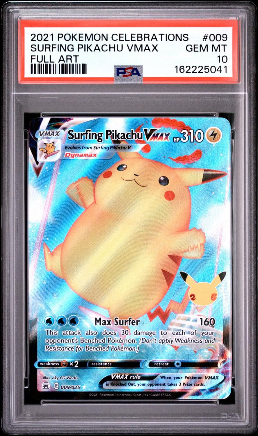 Surfing Pikachu Vmax