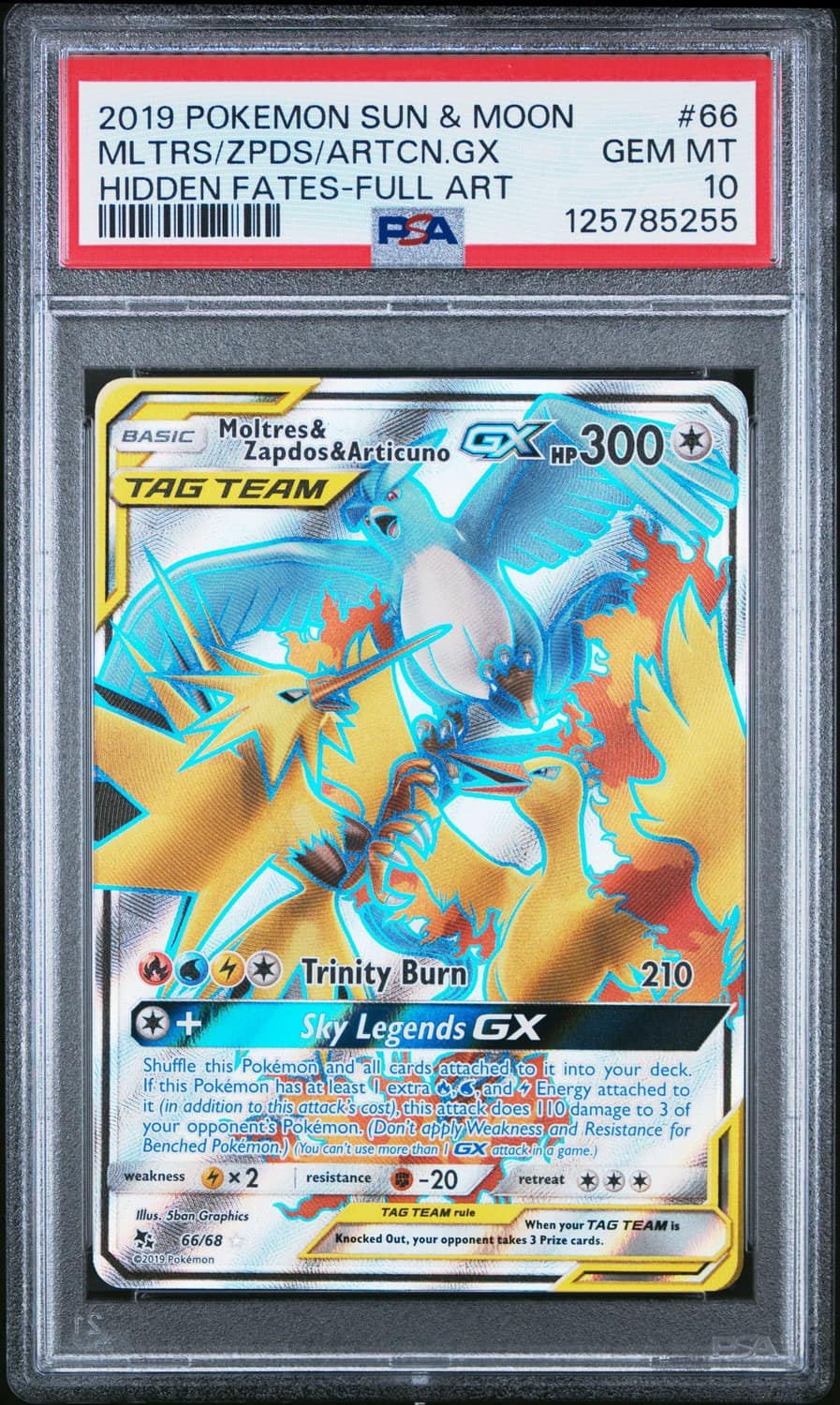Moltres & Zapdos & Articuno Gx