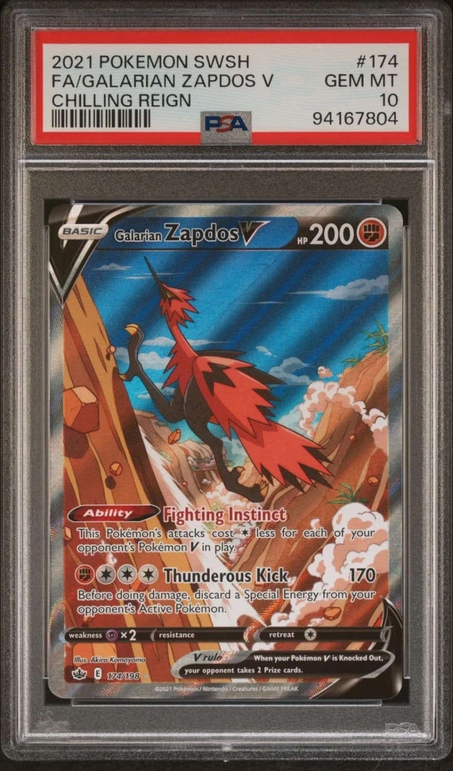 Galarian Zapdos V